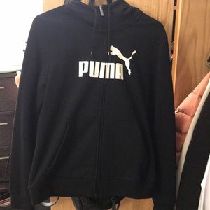 Black Puma sweater